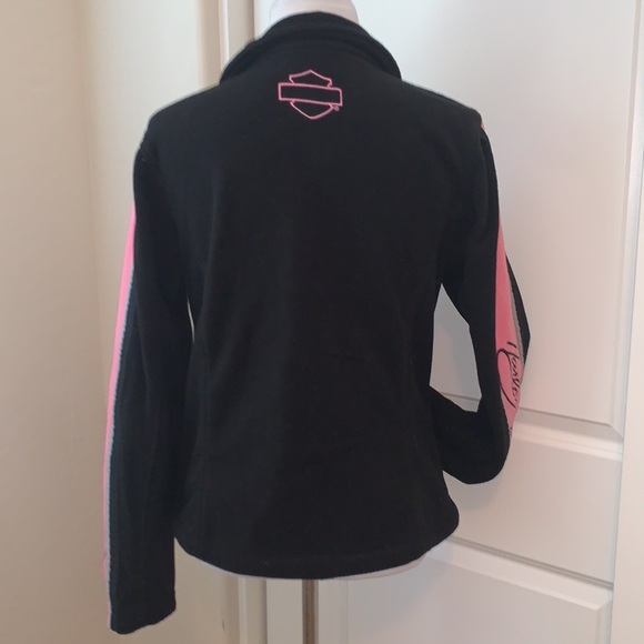 HARLEY-DAVIDSON SIZE MEDIUM FLEECE ZIPPERED JACKET - Picture 5 of 11